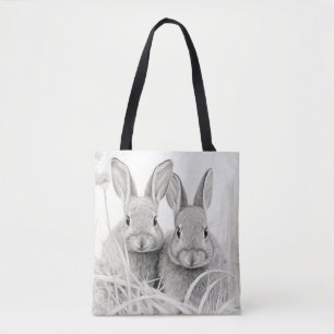 Kaninchen Bunny Animal Discovery Wilde Natur Tinte Tasche