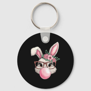 Kaninchen Bunny Blows Ostern Tag Niedlich Frauen Schlüsselanhänger