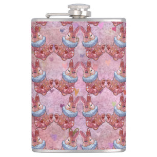 Kaninchen Bunny namens Ladybug Bonbonglas Flachmann