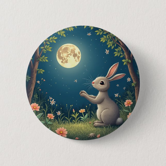 Kaninchen Button (Vorderseite)