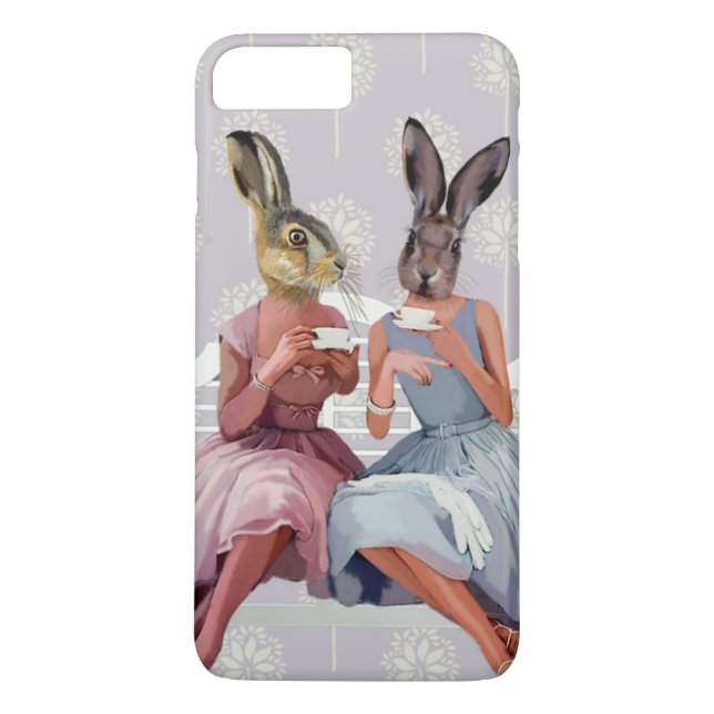 Kaninchen-Chat Case-Mate iPhone Hülle (Rückseite)