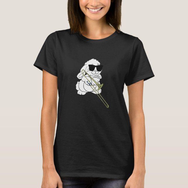 Kaninchen, die eine Sonnenbrille tragen, die Tromb T-Shirt (Vorderseite)