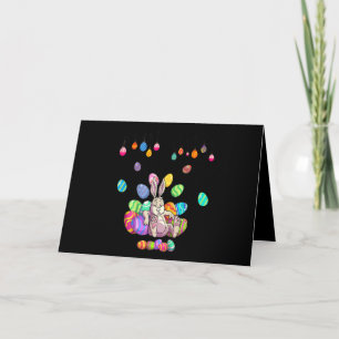 Kaninchen Easter Day Eggs Dabbing Karte