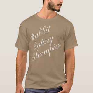 Kaninchen-Eating-Champion Wettbewerbsfähiges Nahru T-Shirt