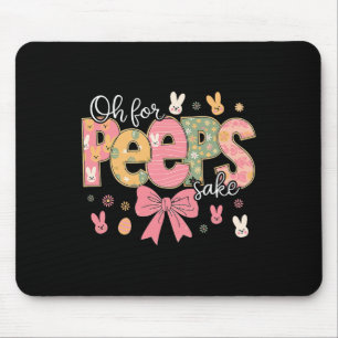 Kaninchen-Ei-Brötchen um Gottes willen Frohe Oster Mousepad