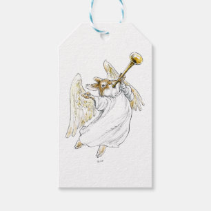 Kaninchen-Engels-Geschenk-Umbauten Geschenkanhänger