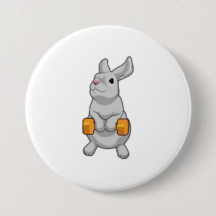 Kaninchen-Fitness Dumbell Button