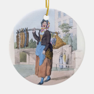 Kaninchen-Frau, "vom Kostüm von Großbritannien", Keramik Ornament