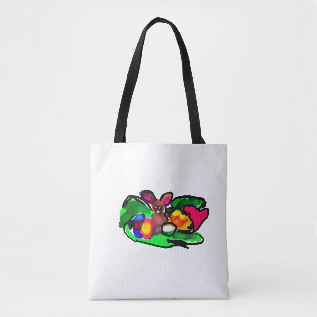 Kaninchen Frühling Liebe Tasche (Vorderseite)