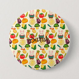 Kaninchen Gemüsesorten Bauer Button