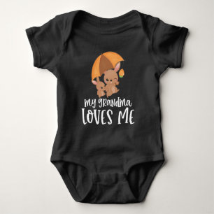 Kaninchen Geschenk für Großkind - Meine Oma-Lieben Baby Strampler