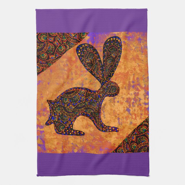 KANINCHEN GESCHIRRTUCH (Vertikal)