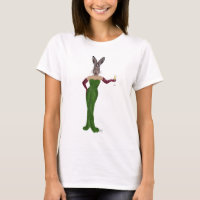 Kaninchen Grünes Kleid 3