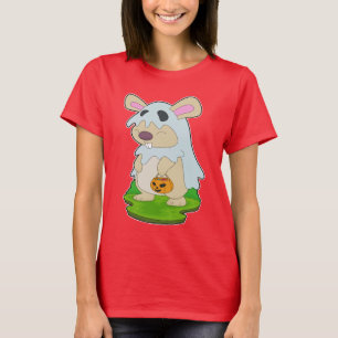 Kaninchen Halloween Ghost T-Shirt