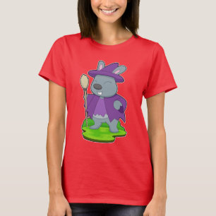 Kaninchen Halloween Hexe T-Shirt
