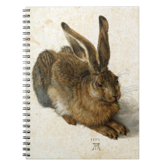 Kaninchen, Hare by Durer Vintag Nature Art, 1502 Notizblock