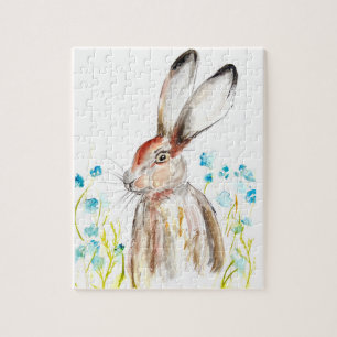 Kaninchen Hase Ostern Tier Wildnis Süße Puzzles