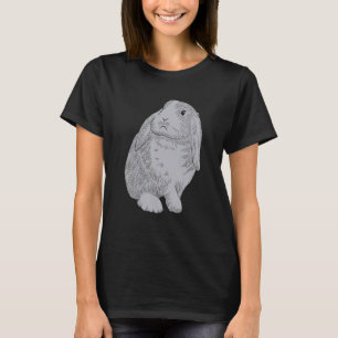 Kaninchen Haustier Bunny Lover Besitzer Lounge Ohr T-Shirt