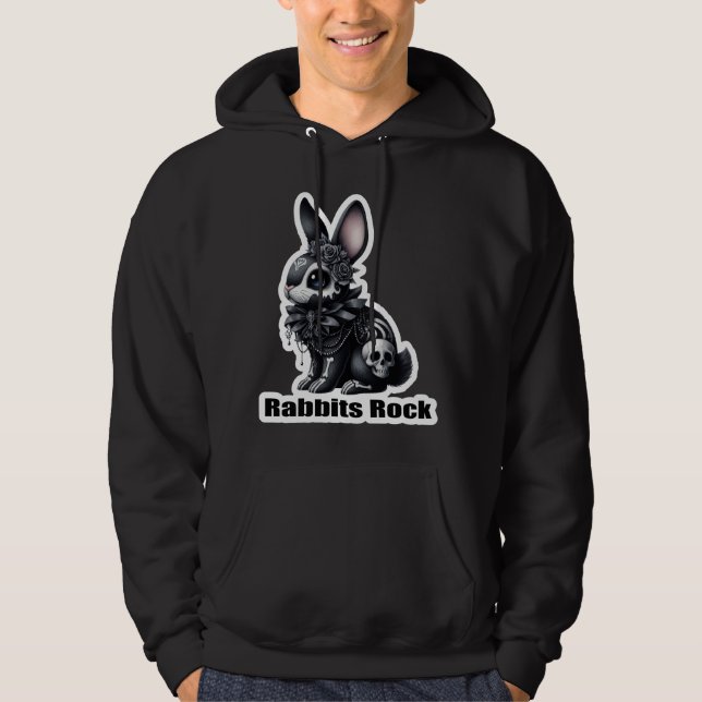 Kaninchen Hoodie (Vorderseite)
