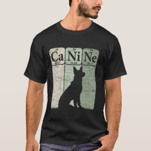 Kaninchen Hund Periodische Tischelemente Hund Love T-Shirt