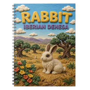 Kaninchen Iberian Dehesa Modern KlayKoo Notizblock