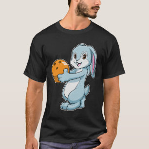 Kaninchen im Bowling mit Bowlingball T-Shirt
