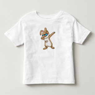 Kaninchen im Hip Hop Dance Dab Kleinkind T-shirt