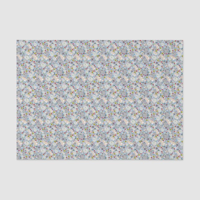 Kaninchen in Blau Seidenpapier (Vorderseite)