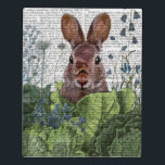Kaninchen in einem Kohl-Pflaster Puzzle<br><div class="desc">Cabbage Patch Rabbit 6 von Fab Funky. | 192180D</div>