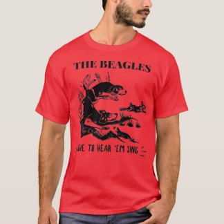 Kaninchen Jagd auf die Beagles Liebe hören Em Sing T-Shirt