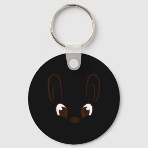 Kaninchen-Junge-Gesicht-Halloween-Kostüm Ostern Schlüsselanhänger
