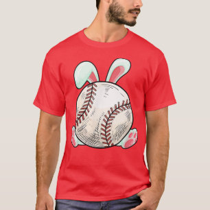 Kaninchen Jungen Teens Osterbaseball Ei Bunny Kids T-Shirt