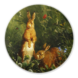 Kaninchen-Keramik Keramikknauf