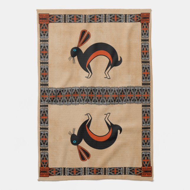 Kaninchen Küchentuch (Vertikal)