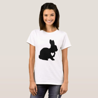 Kaninchen-Liebe-Herz-T - Shirt