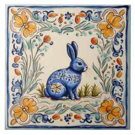 Kaninchen Mediterrane Volkstierart Fliese