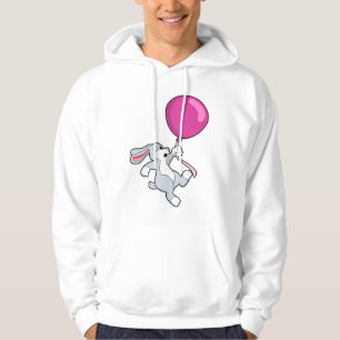 Kaninchen mit Ballon Hoodie