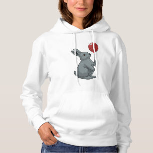 Kaninchen mit Ballon Hoodie