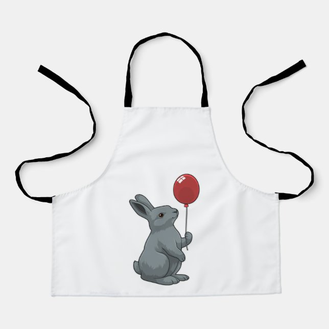 Kaninchen mit Ballon Schürze (Vorderseite)