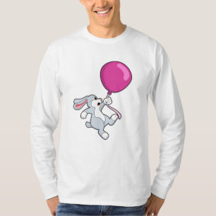 Kaninchen mit Ballon T-Shirt