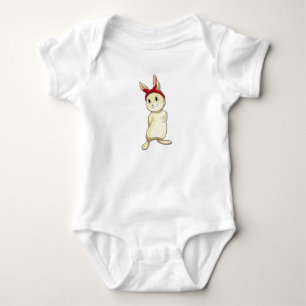 Kaninchen mit Bandana Baby Strampler
