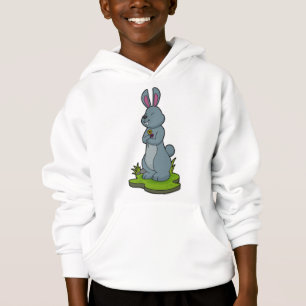 Kaninchen mit Blume Hoodie