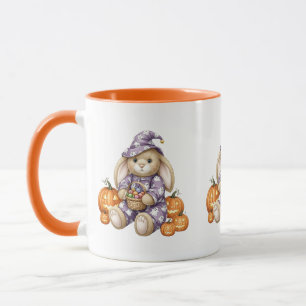 Kaninchen mit Candy, Halloween, Autor Natasha Us Tasse