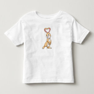 Kaninchen mit Herz Kleinkind T-shirt