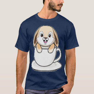 Kaninchen mit Kaffee-Cup T-Shirt