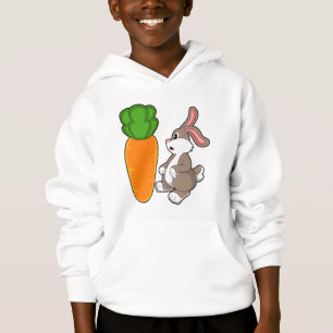 Kaninchen mit Karotte (2).PNG Hoodie
