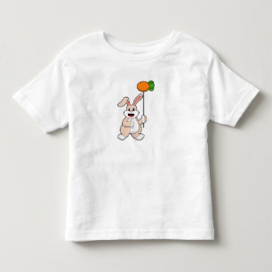 Kaninchen mit Karrot als Ballon.PNG Kleinkind T-shirt