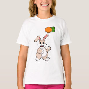 Kaninchen mit Karrot als Ballon.PNG T-Shirt