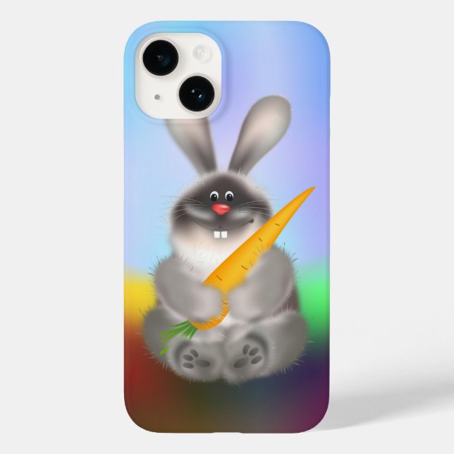 Kaninchen mit Karrot Case-Mate iPhone Hülle (Rückseite)