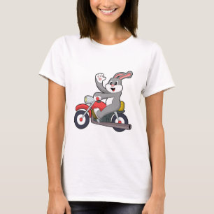 Kaninchen mit Motorrad.PNG T-Shirt